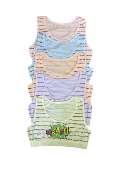 Bustiera Fete ,Cu Bretea Lata,Culoare Diversificata,Engros